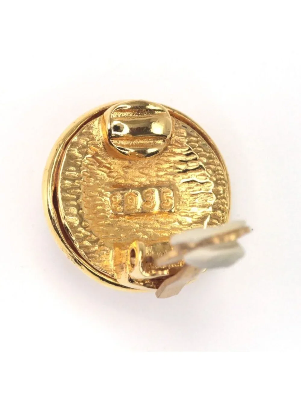 Chanel Earrings Vintage Gold